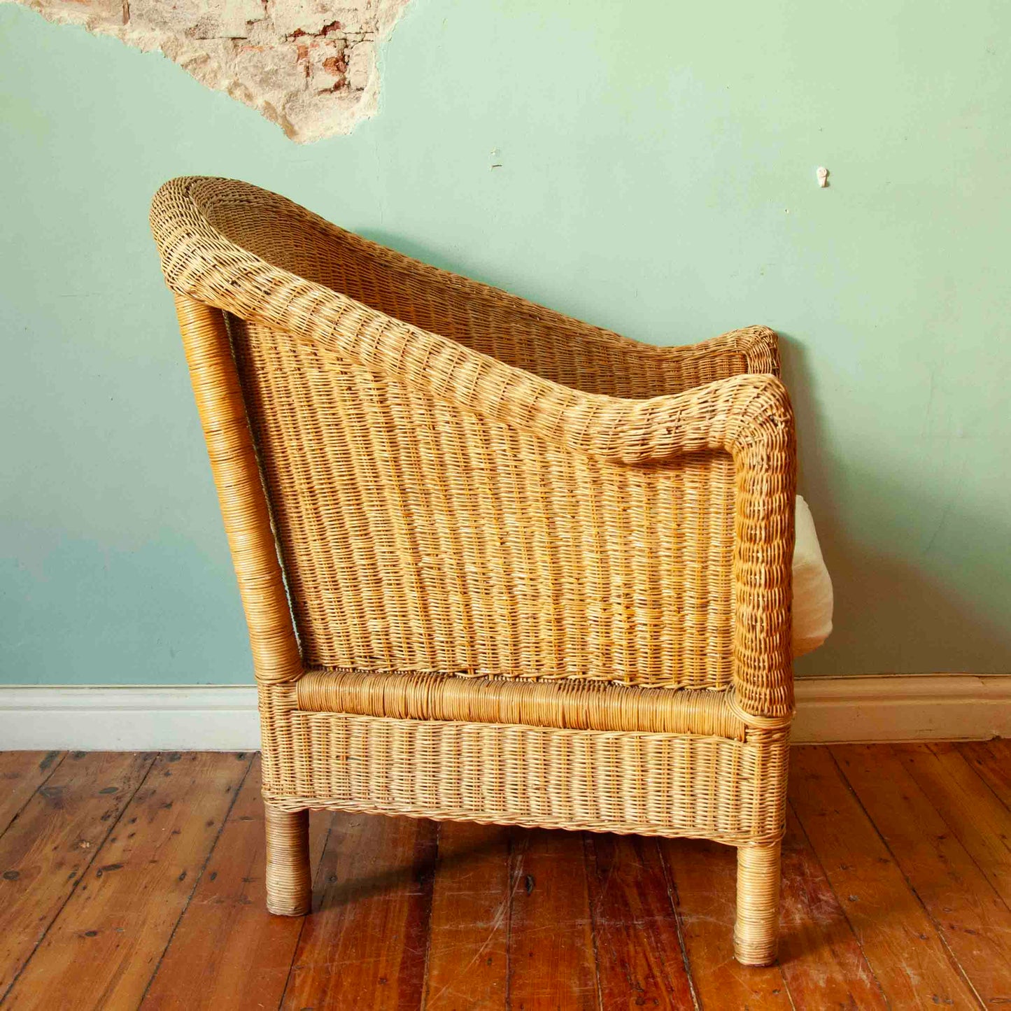 Cane armchair