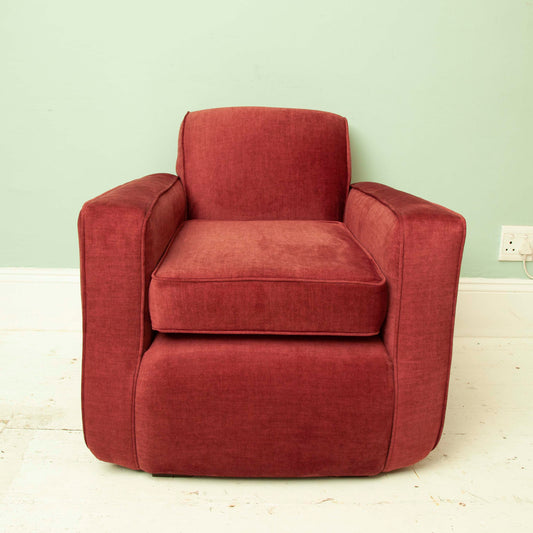 Upholstered armchair