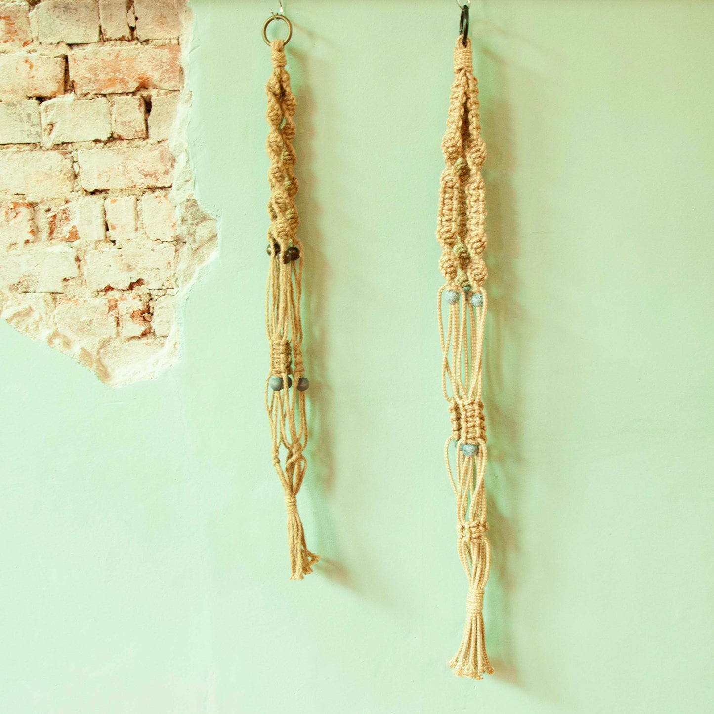 Macrame plant hangers
