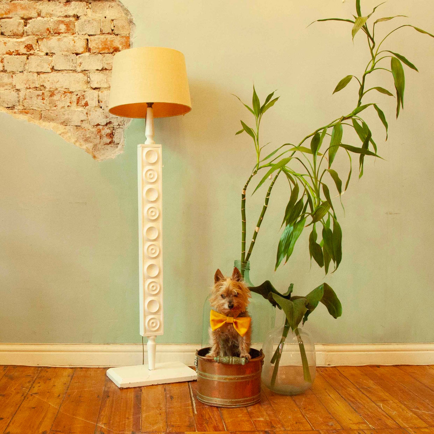 White Standing Lamp