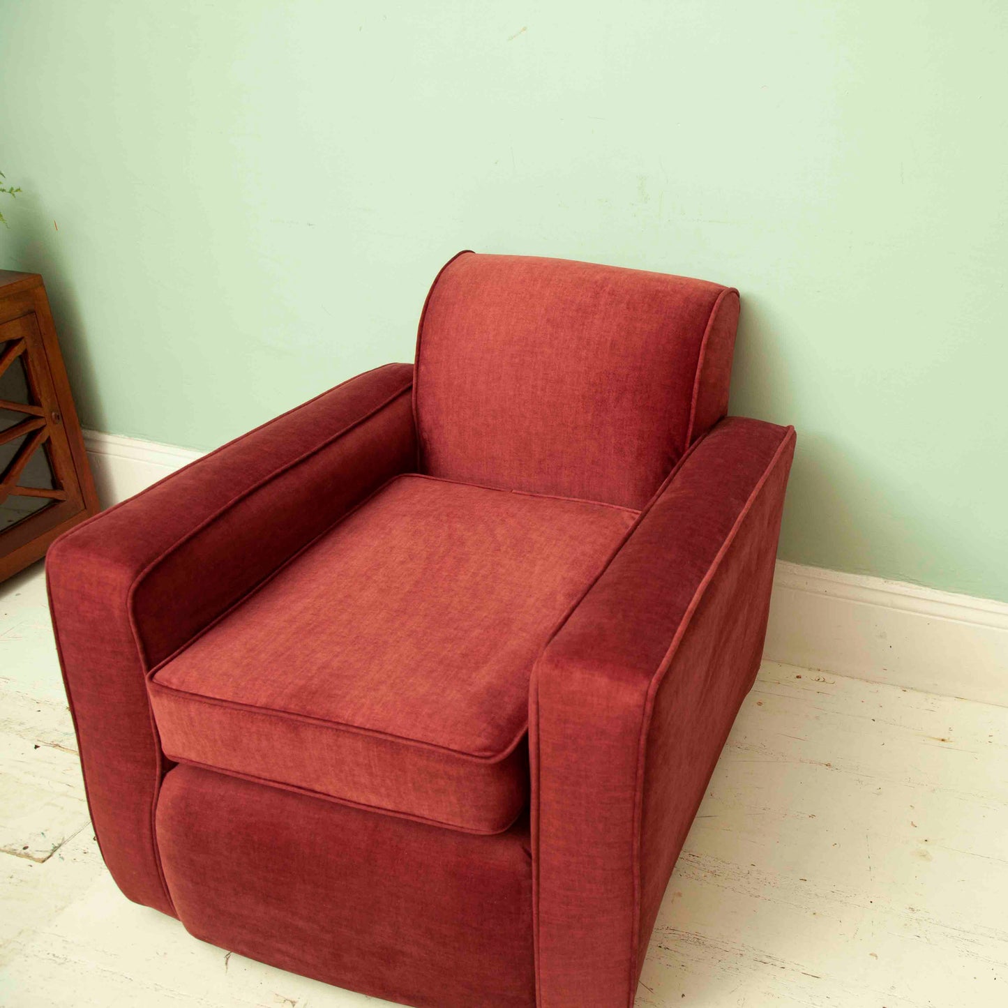 Upholstered armchair